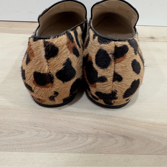 Cole Haan Women's Size 7 Dellora Skimmer Ocelot Hair Calf Animal Print Loafer - Picture 6 of 12
